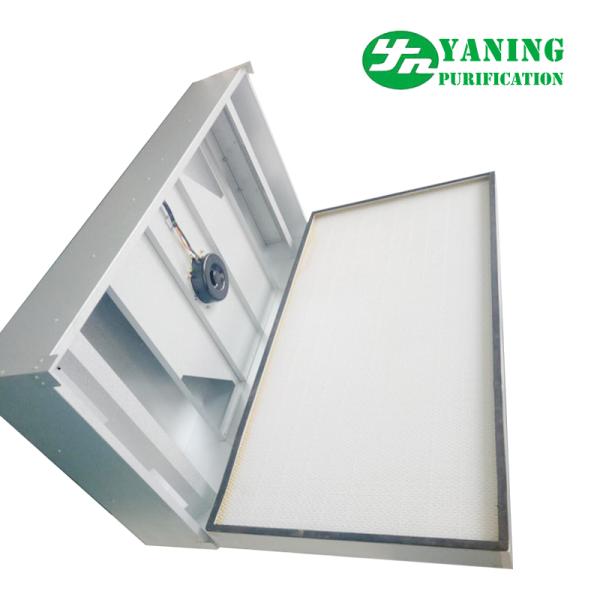 Блоки фильтра вентилятора чистой комнаты фильтрации Hepa пудрят материал стали пальто 12 месяца гарантии
