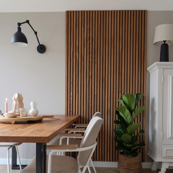 Acoustic Wood Wall Panel Natural Wood Veneer Melamine Board for Office