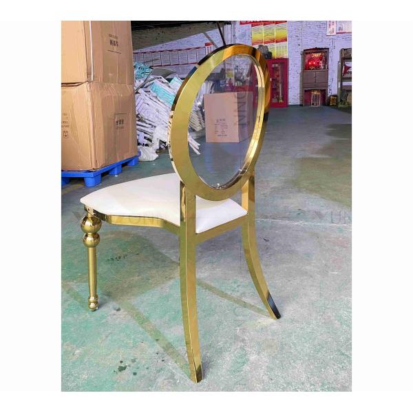 Акриловое заднее событие предводительствует обедать мебель золота SS стульев арендная