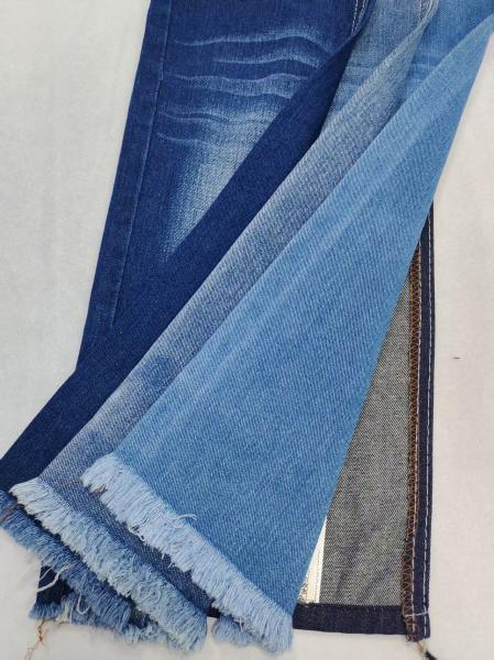 9.6oz Dark Indigo 65%Cotton Denim Fabric With 10*10 Construction for jeans