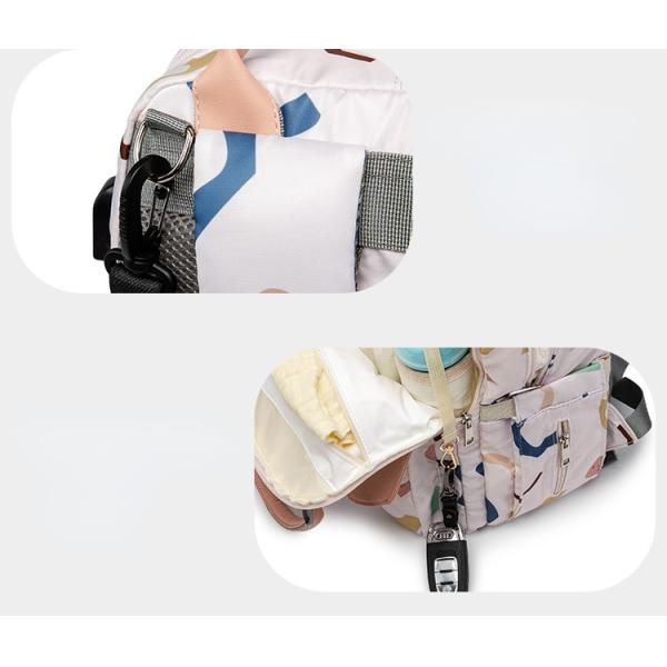 New Print Multi-function Baby Care Backpacks Waterproof Mommy Outdoor Travel Diaper Bags Large Capacity Mom Maternity Mochila