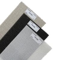 100% polyester translucide à l'épreuve du feu Roller Blinds Tissus pour la décoration de la maison