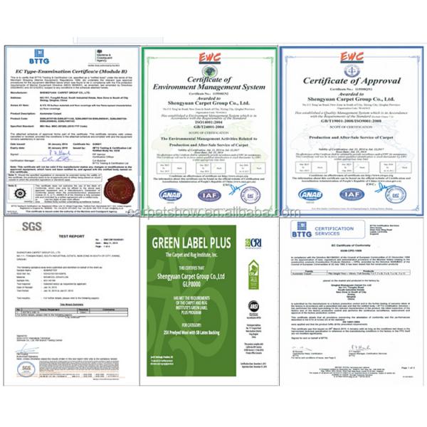 Axminster Carpet for Hallway in 5-star Hotel Guest Room Function Made by Machine