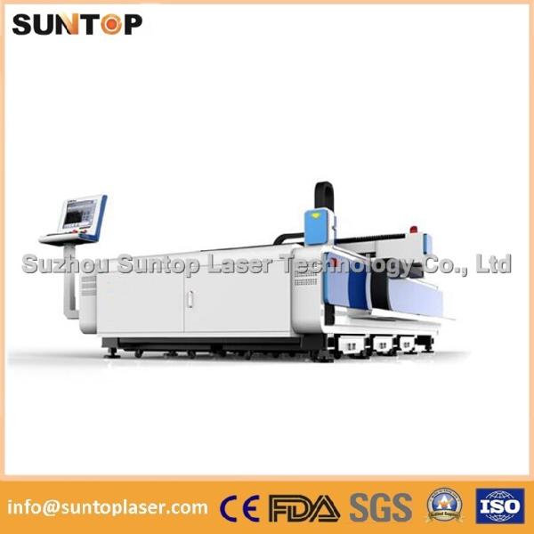 8mm Alumnium and 6mm Brass sheet CNC fiber laser cutting machine 2000W