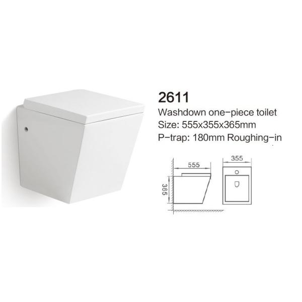 Hôtel en céramique de Hung Concealed Toilet Wc Porcelain de mur de salle de bains