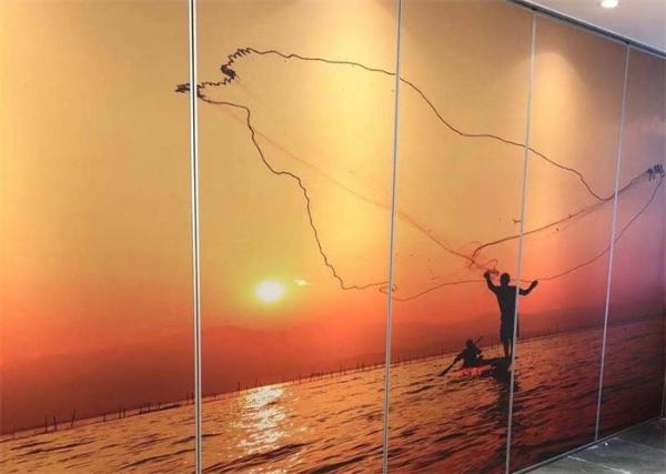 Painting Operable Wall Partitions Floor To Ceiling Room Divider Wall