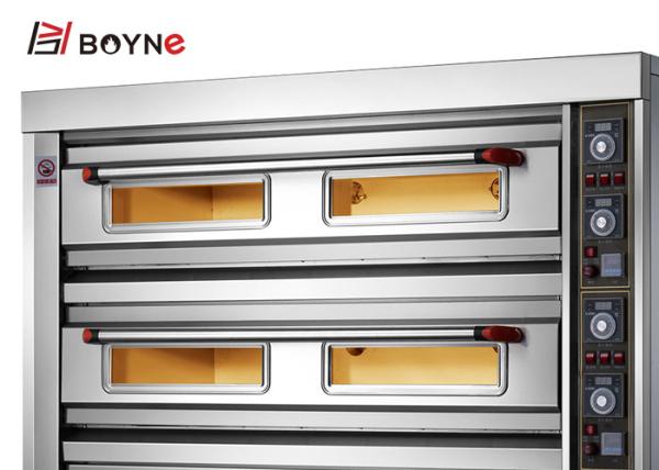High Temperature 304 Industrial Baking Oven 3 Deck 9 Trays