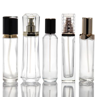 Empty 1oz 2oz 4oz 15ml 30ml 50ml 60ml 100ml 120ml 4oz clear Cosmetics Cosmetic Glass Dropper Bottles