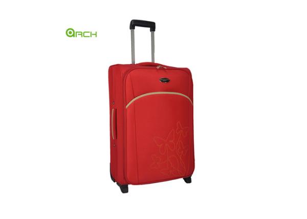 Embroidery Skirted Division Interior Carry On Luggage Suitcase