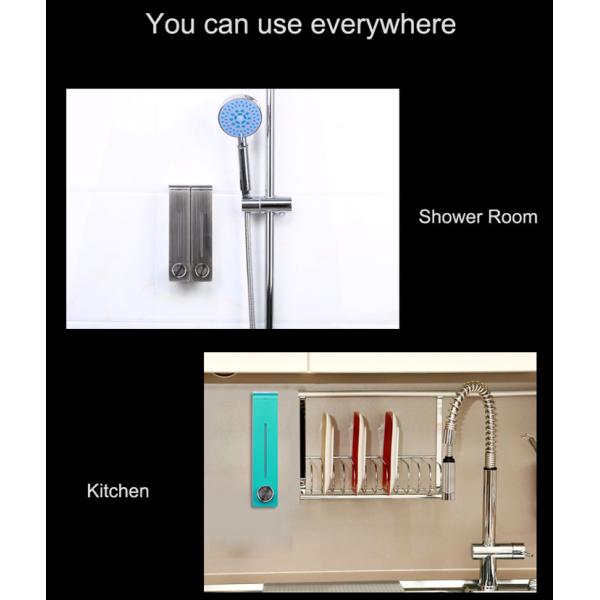 ABS Hand Pump Daily Household Items Hotel Wall Mount Liquid Soap Shampoo Dispenser