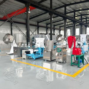 200-800 kg/h Small Floating Fish Feed Extruder Production Line | Fish Food Extruder Machine | Low Price Fish Feed Pellet Production Line