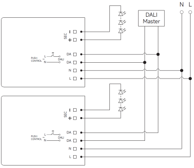 35W CC 500mA to 900mA DALI2 dimmable slim LED current driver with 5-year warranty
