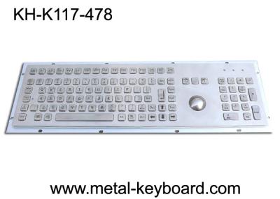 Vândalo - teclado industrial do PC da resistência IP65 com o Trackball do metal de 25MM