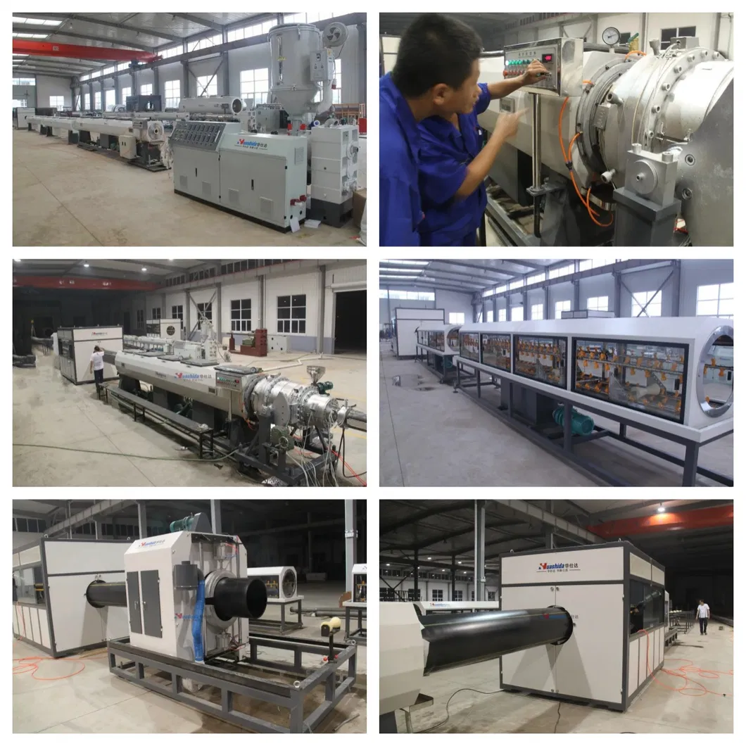 HDPE Polyethylene Underground Plastic Water Gas Supply Pipeline Making Machine