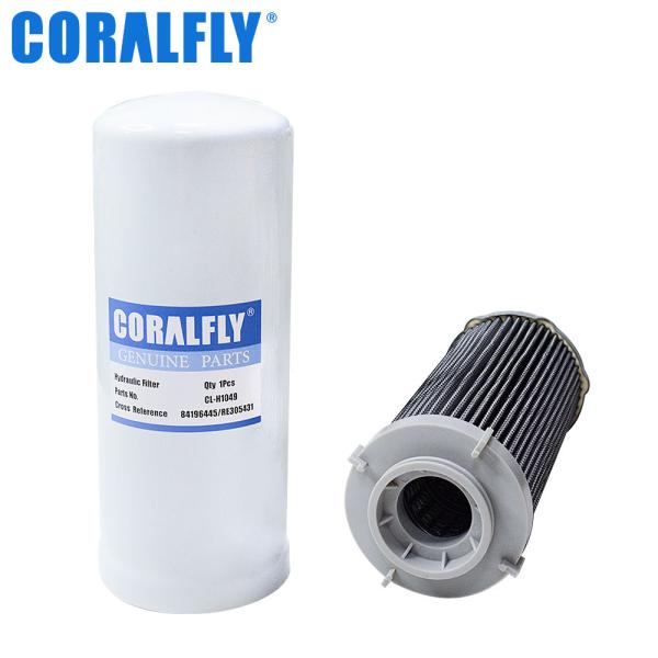 Filtro de óleo hidráulico de Coralfly 84196445 para os motores diesel do carregador