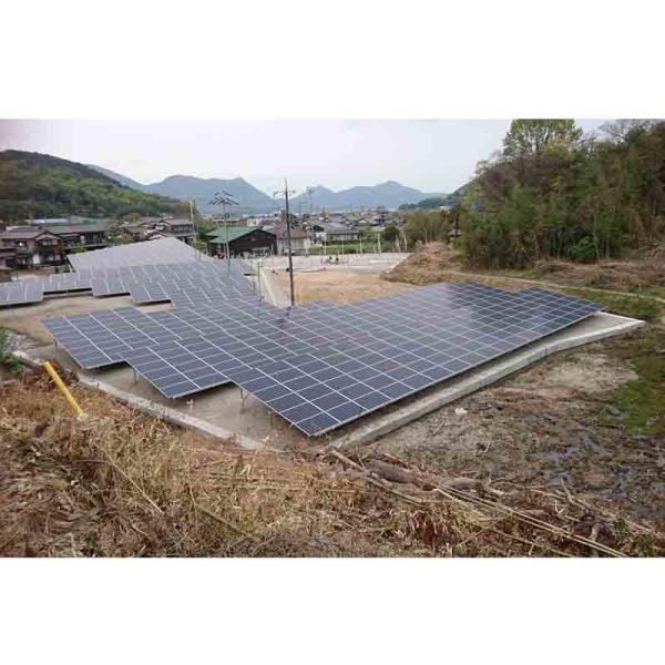 Hot Dip Galvanized Q235B / Q345B steel photovoltaic mounting system solar ground mounting bracket