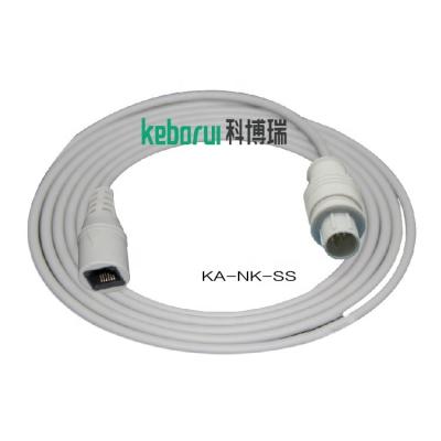 IBP adapter  cable compatible to Nihon Kohden  Monitor and Smiths transducer
