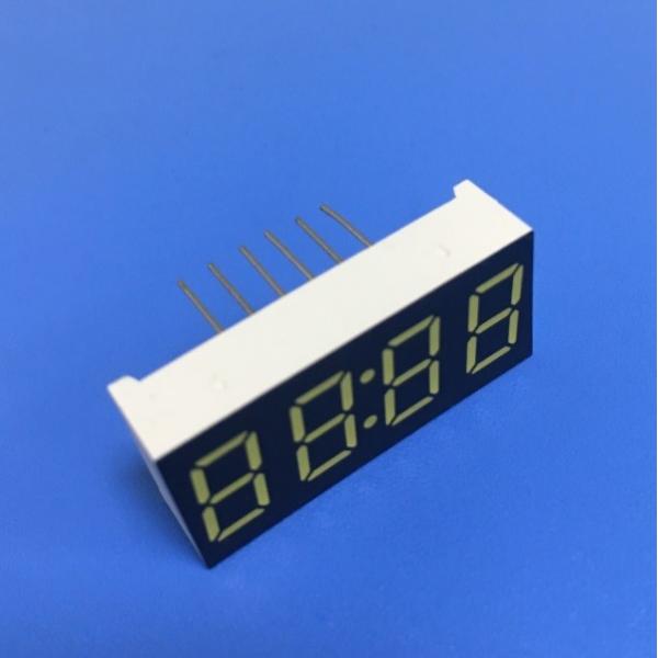 0.36 inch Common Anode Ultra Bright White 4 Digit 7 Segment LED Clock Display for Digital Timer Control
