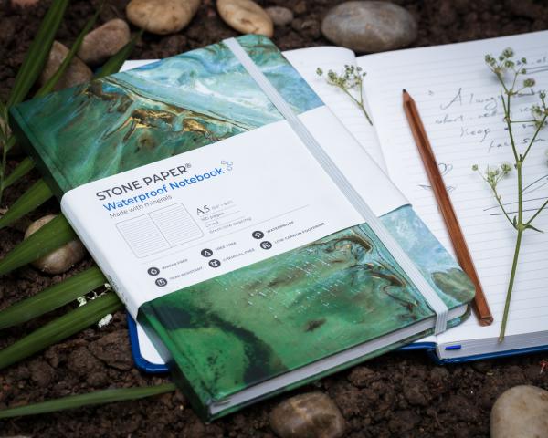 Eco-Friendly Waterproof Tear Resistant Stone Paper hardcover Notebook 20-30 Days Lead Time