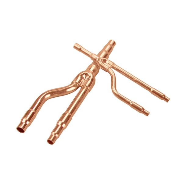 0.7mm 1.5mm TP2 Air Conditioning Copper Pipe Joints  ISO9001