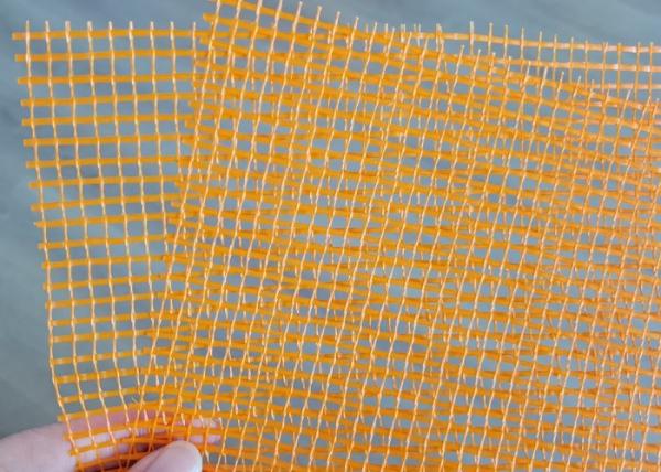 Yellow Blue White 50m Concrete Fiberglass Mesh 80 Gram  Fibre Wire Mesh