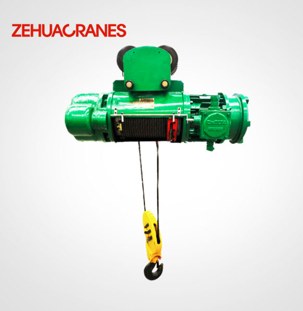 ZEHUA 0.5-20 Ton 220V Remote Control Steel Wire Rope Hoist for Mining & Construction IP54 Protection