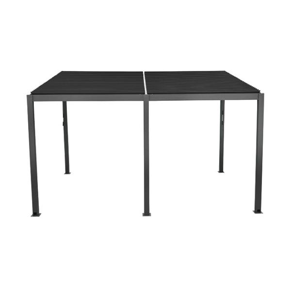 1.5mm 3.0mm Outdoor Aluminium Pergola With 64pc Louvre blade