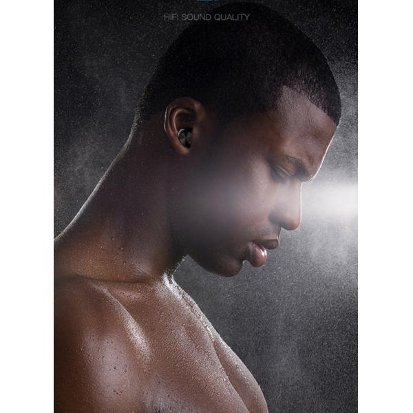 Recyclable ABS 40mAH Waterproof Bluetooth Earphones For Swimming