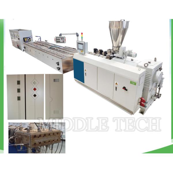 Door Board Double Screw Extruder Machine , Bimetallic Filament Extruder Machine