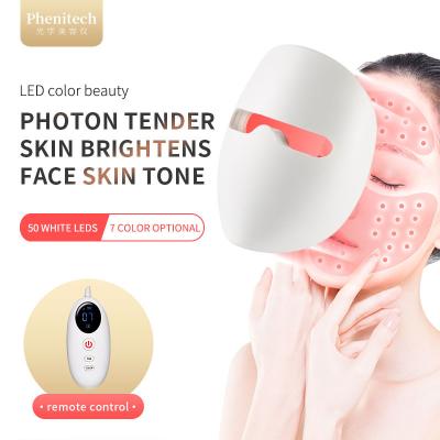 50hz 60hz 7 Colors Photon LED Facial Mask For Skin Rejuvenation