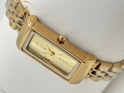 Sophisticated Lady Quartz Watch in Golden Dial and Gold And Silver Band