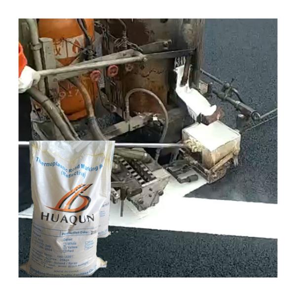 Fast-drying, strong stability white and yellow hot-melt marking paint powder Thermoplastic Road Marking Paint powder for Highway or municipal road Marking