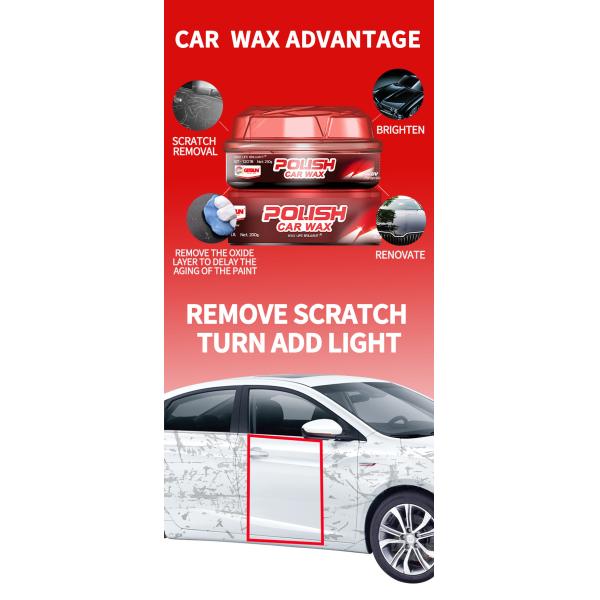 Eco Friendly Vehicle'S Metallic Grey Car Polish Ceras y selladores de secado rápido