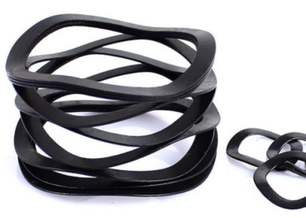 M6 M10 M12 Flat Carbon Steel Wave Spring Lock Washer Class Grade 4.8 8.8 Black Oxide DIN 137 For Fastening And Securing