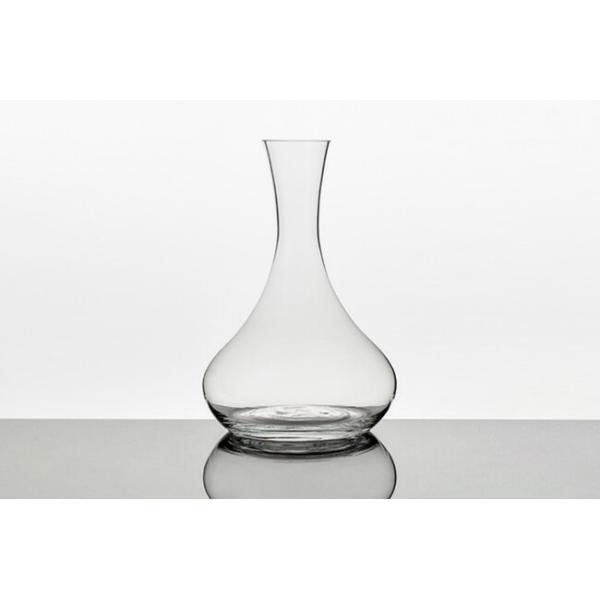 Modern Clear Glass Crystal Wine Decanter 1700ml 60oz Lead Free Mouth Blown