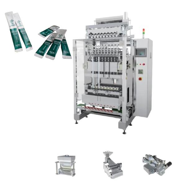 380V Multi Lane Packing Machine Food Beverage Stainless Steel 2-10 Lanes