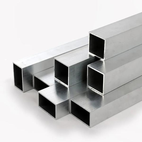 Construction Aluminum Square Tube Welded Seamless Aluminuim Tube Profiles