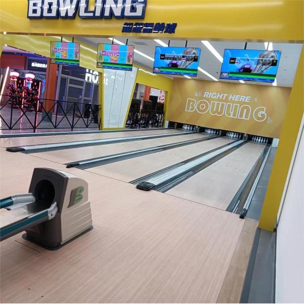 Hot Sale New Indoor Bowling Alley Equipment Set Wood Bowling Lane Manufacturer Price on Sale
