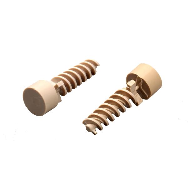 PEEK Screw Precision Plastic Machining , Cnc Turning Prototype Cnc Machining