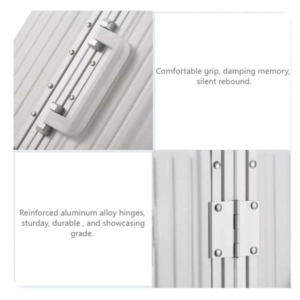 TSA одобрила багаж для пассажиров из алюминия чемодан с крутящим колесом