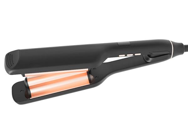 PTC electric Two Barrel Curling Wand , Ceramic 2 Barrel Hair Curler