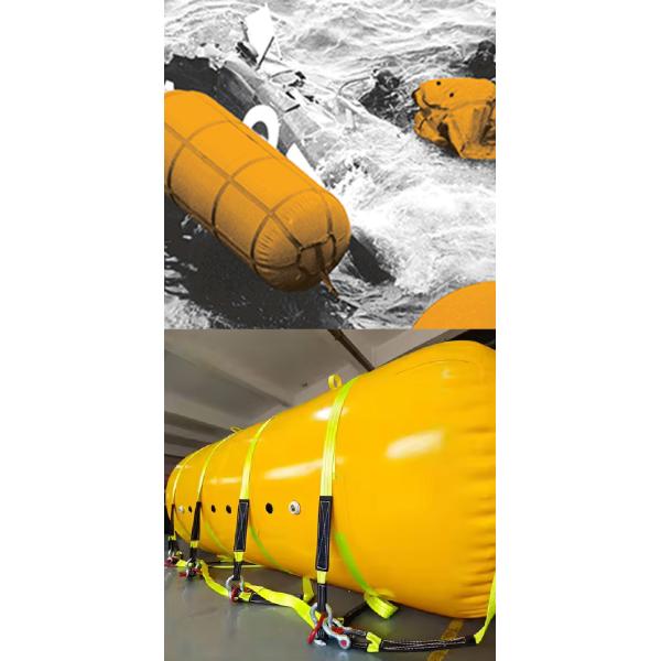 Bolsas de flotabilidad Bolsas de aire de flotabilidad de cilindro de PVC inflable de salvamento marítimo a medida