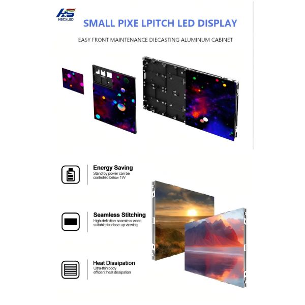 P1.25 Indoor Led Screen Small Pixel LED Display Screen