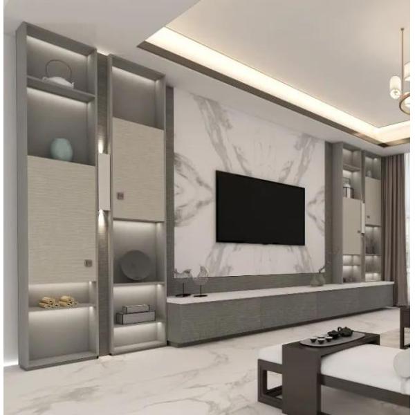 ТВ комнаты прожития спальни меламина 40cm включает стойку в набор отложенных изменений с ящиками