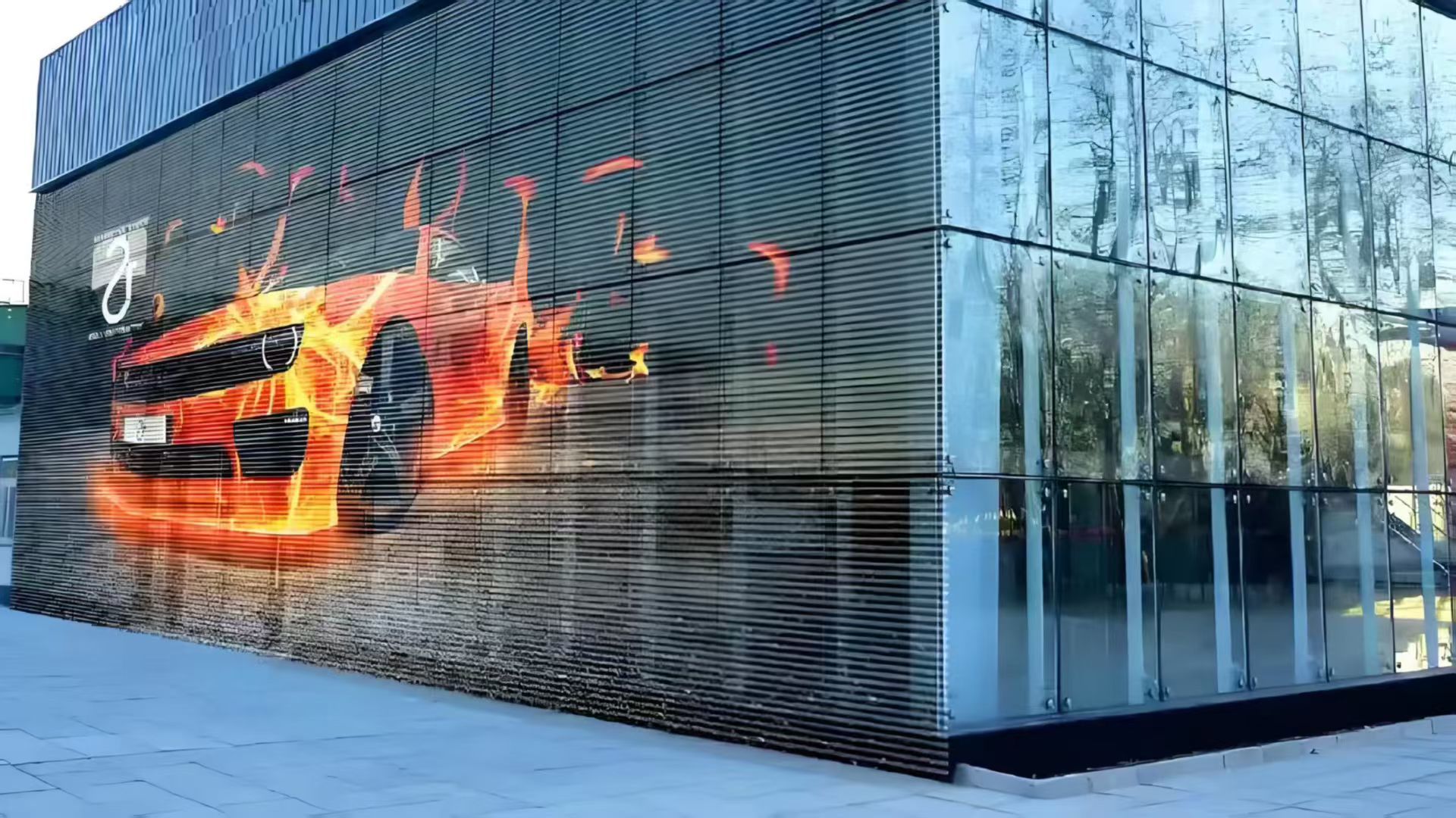 2500 - 3000 Nits Transparent LED Screen Display With 3840Hz Refresh Rate