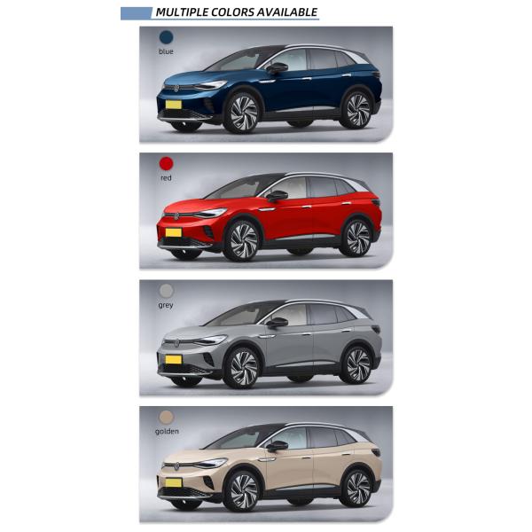 Volkswagenwerk VW Id4 Crozz Chinese Electric Car electr 5kw EV new ID 4 Pure Pro Prime 5*5 SUV for sale used car Volkswa