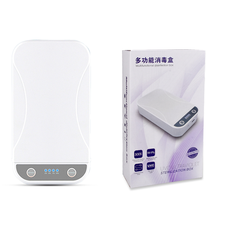 Cell Phone Uv Sterilization Box Sanitizer Wireless Charger 2A With CE Certification