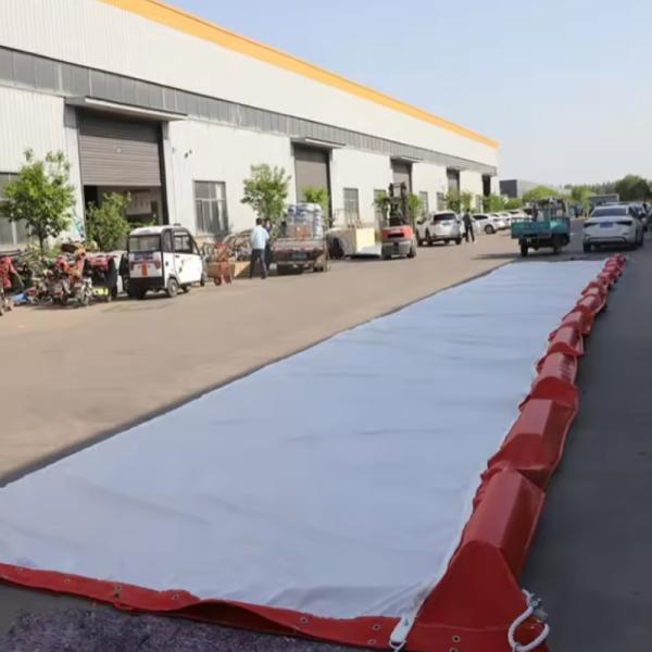Permeable Aquatic Floating Silt Curtain PVC Silt Curtain Boom Silt Curtain PVC Oil Boom Oil Containment Fence Silt Curtain