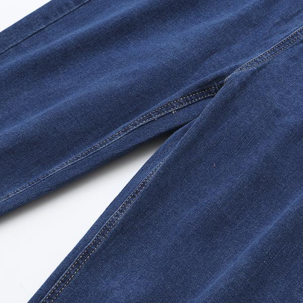 OEM Factory Casual Woman Drawstring Waist Jogger Denim Jean