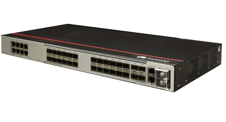 S5731-S32ST4X-D 8 10/100 / 1000Base-T Ethernet Port 24 Gigabit SFP 4 10G SFP + DC Power Supply Фронтальное обслуживание